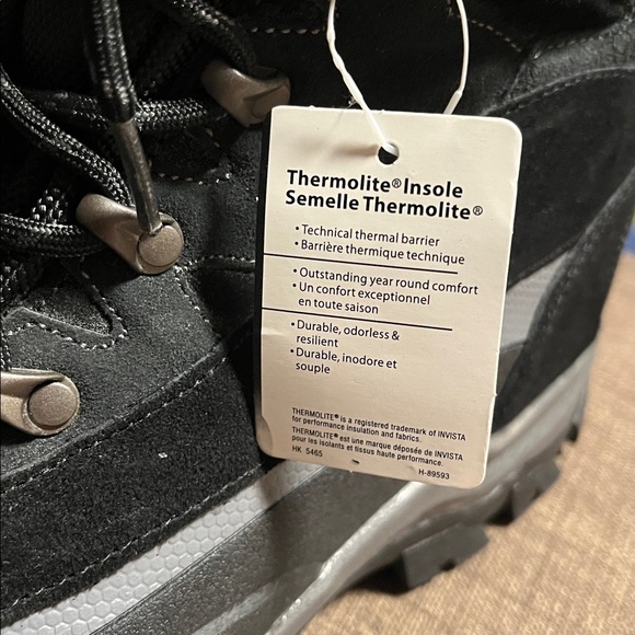 Lands' End Boots Hiking Camping Kenosha Thermolite Ankle Lace-Up Men Sz 10 - Picture 8 of 10